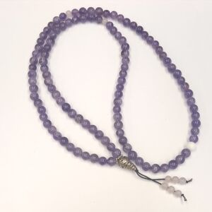 Elegant Purple Beaded Necklace